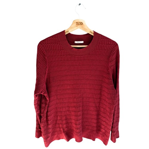 Ladies burgundy jumper sweater - ladies,
