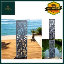 Elegant Metal Leaf Solar Wall
