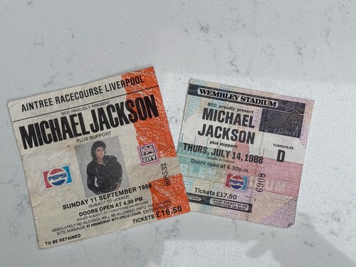 Michael jackson tickets - x,