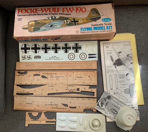 Vintage guillows focke - guillows, wulf