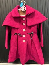 Coat Age 5 Traditional style Boiled Wool HandMade Brand new