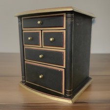 Vintage Wooden CHEST of DRAWERS Storage Tools Crafts Art Desktop/Floor Standing