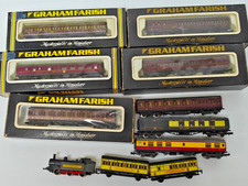 GRAHAM FARISH COACHES N GAUGE LMS MAROON & OTHERS PULLMAN, RED CREAM ETC