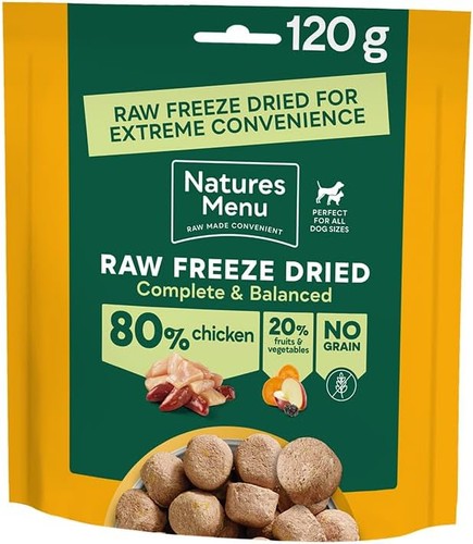 Natures menu raw freeze dried - menu,