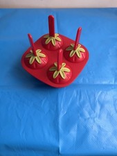Strawberry Freeze Pops, Tray with 4 Freeze Pops