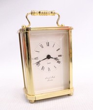 LIONEL PECK London Vintage BRASS Carriage Clock *Working* -BE1
