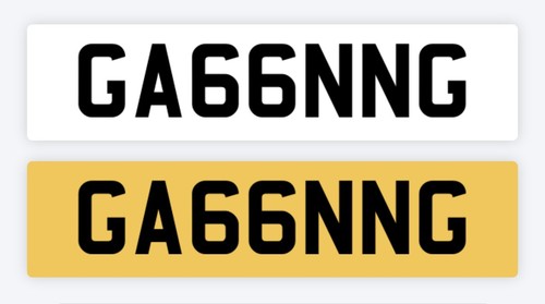 Gang private number - gang, plate