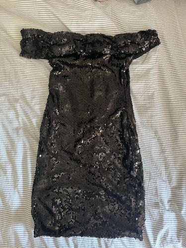 Asos design black sequin dress - sequin,