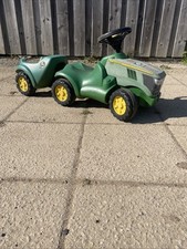 John Deere 6150r Rolly Toys Mini Tractor For Kids With Trailer