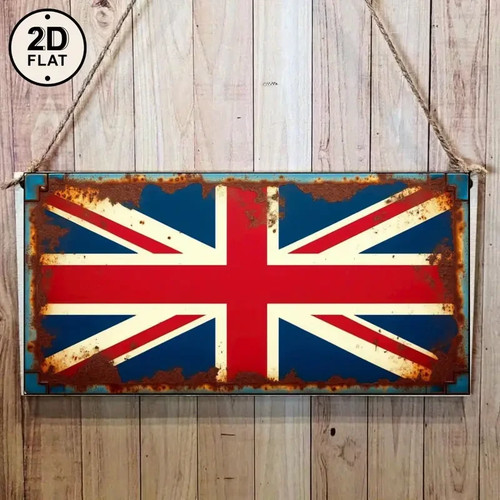 Wooden union jack - union, flag