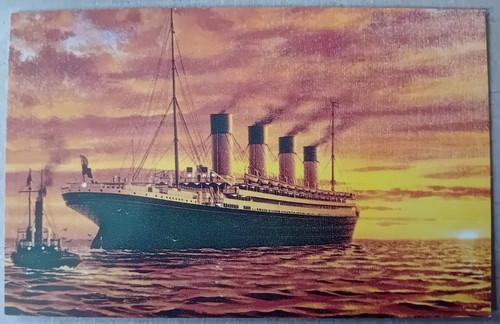 Modern titanic postcard - titanic,
