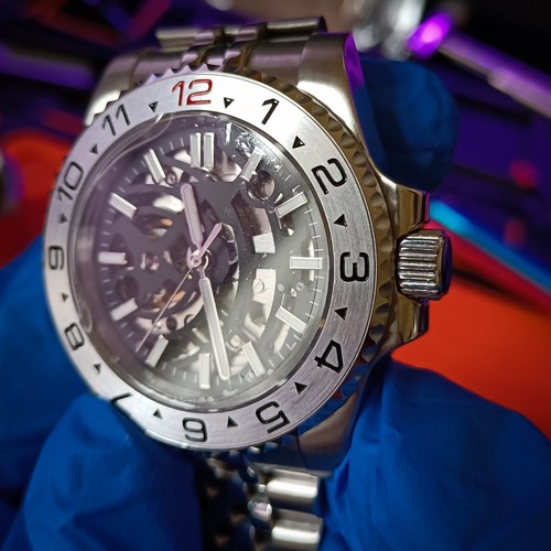 Seiko mod nh70 skeleton custom - mod,