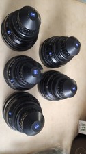 Zeiss CP.2 Lenses PL Mount 5 Set (15/2.9,25/2.1,35/1.5, 50/1.5, 85/1.5)arri pl