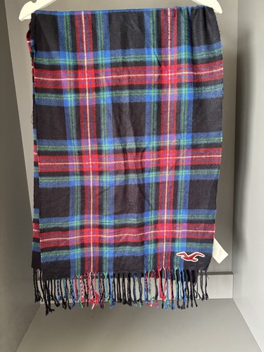 Hollister scarf blue and red - scarf,