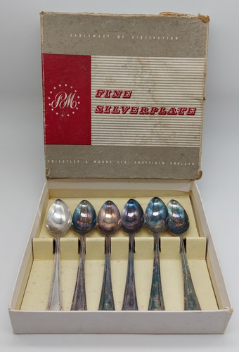 Vintage teaspoons set - set, p&m