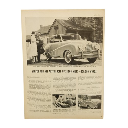 1954 austin convertible - austin, a-40