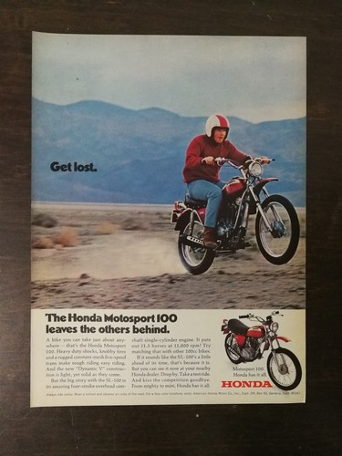 Vintage 1970 honda motosport - 1970,