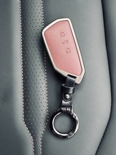 Zinc Alloy Leather Remote Key Case Cover Shell VW Golf 8 ID.3 ID.4 Volkswagen
