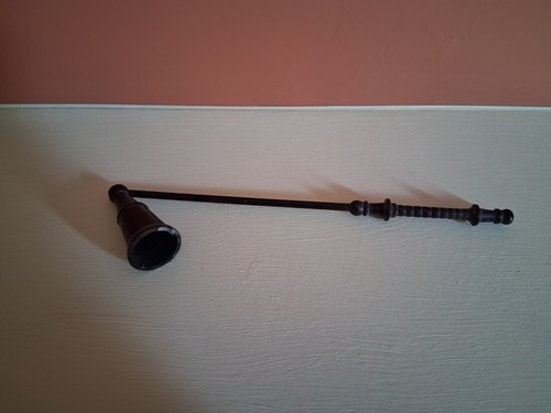 Victorian metal candle - victorian, snuffer