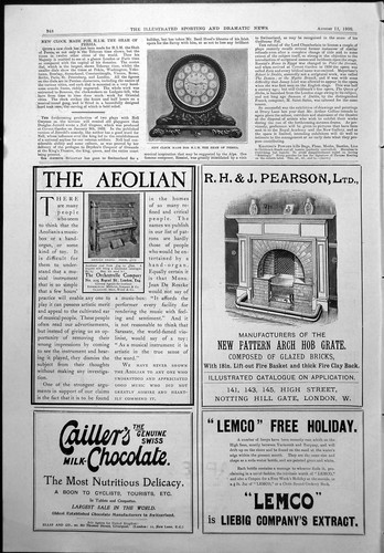 Antique print new clock m - print,