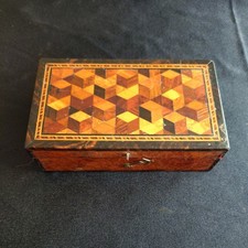 Antique Tunbridge Ware Stamp