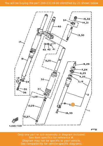 Yamaha screw 2a6 23119 oem - yamaha, screw,