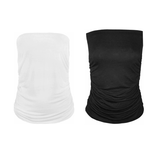 Womens plain strapless - plain,