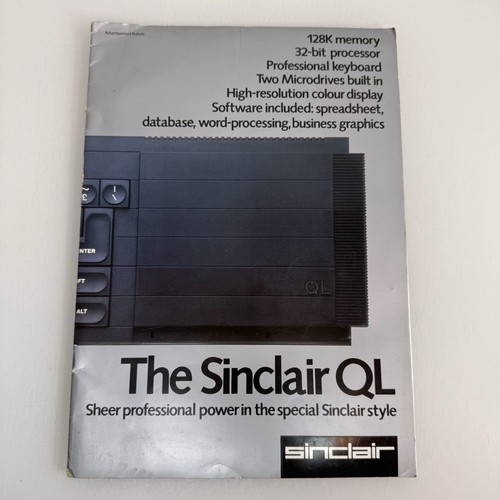 The sinclair advertising a4 - sinclair, ql