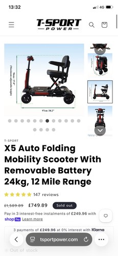 Sport mobility scooter - mobility,
