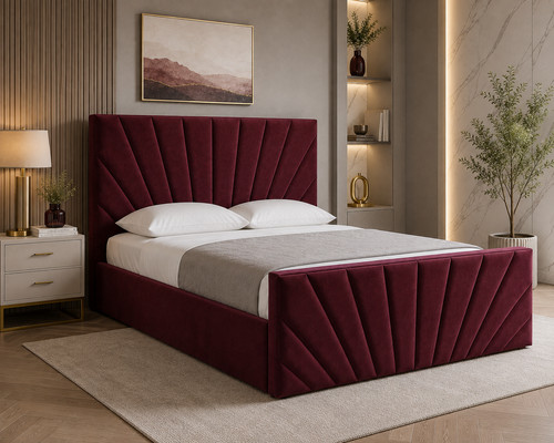 Luxury upholstered bed - upholstered,