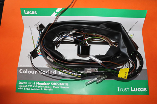 Triumph t20 tiger cub wiring - triumph,