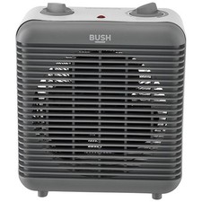 Bush 2kW Upright Fan Heater FH-28T Used 3 Heat Settings Cool Air Function