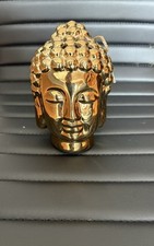 Rare- 5” Faux Gold Buddah Head With Fragrant Sachet Inside. Brand New. 