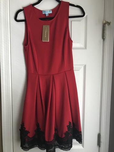 Francesca red dress black - francesca's,