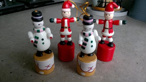 Vintage santa father - x,
