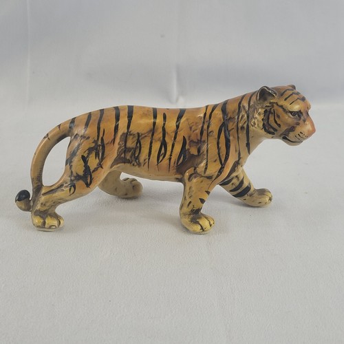 Hand painted ceramic tiger - hand,