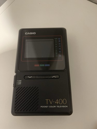 Vintage casio 400 - tv-400, lcd