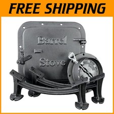 Medium Black Barrel Camp Stove