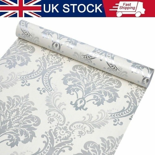 Floral damask metallic - floral,