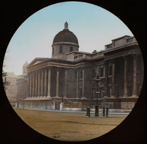 Antique magic lantern slide - antique,
