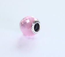 Genuine Pandora Pink Petite Facets Charm - Retired 791499PCZ