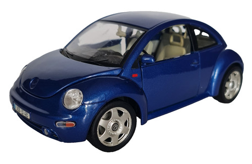 Burago blue new beetle - vw,