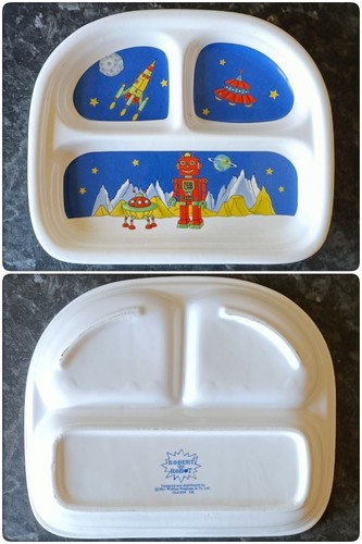Robert the robot kids plate - the,