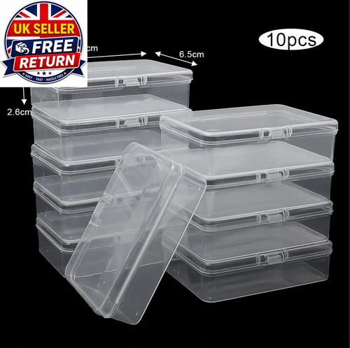 10pcs transparent plastic - transparent, card
