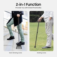 Stair Climbing Cane Half Step