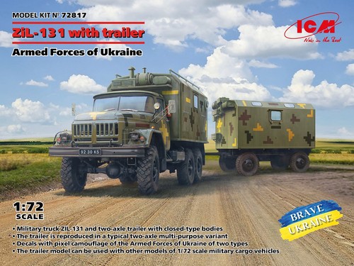 Icm zil 131 - 1/72, truck