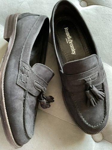 Russell bromley navy suede - russell, &
