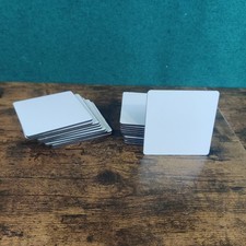 Blank Sublimation Cork Back MDF Square Coasters Multipack For Practice 20 Pack