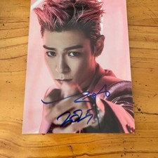 Bigbang TOP Autographed Signed