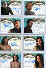 Stargate Atlantis Autograph And Costume Card Selection NM Rittenhouse 